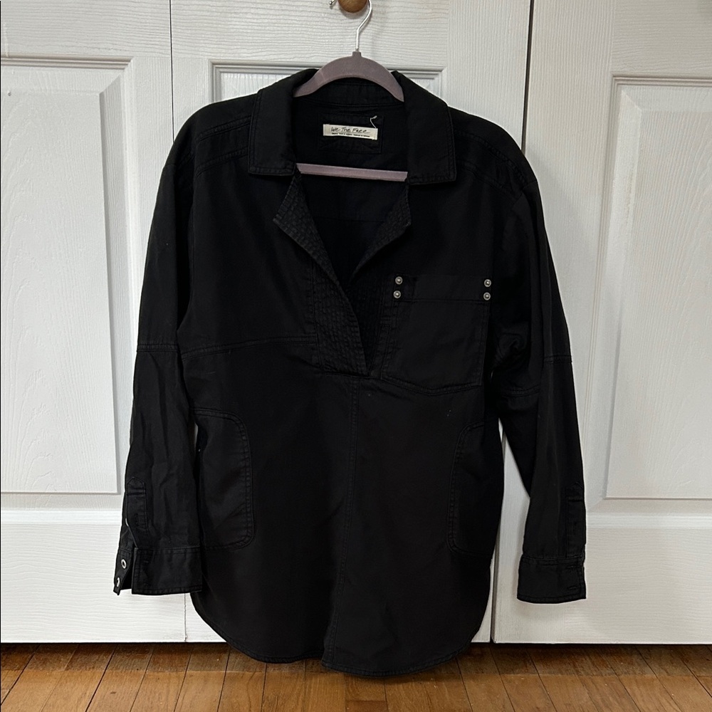 We The Free Black Tunic Pullover